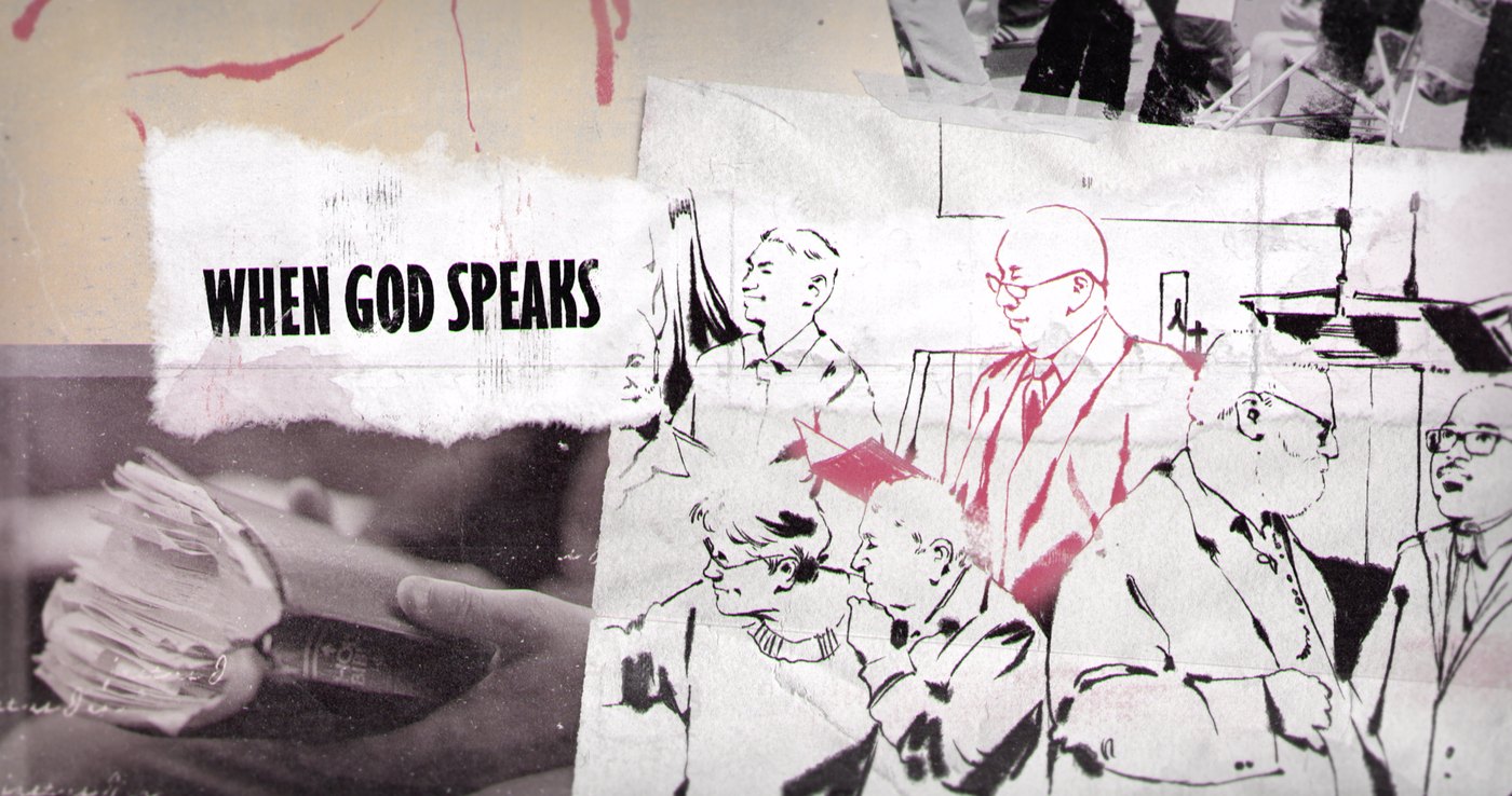 Episode 103 title card: When God Speaks